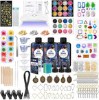 KISREL UV Resin Jewelry Making Kit, 300g Crystal Clear Resin by KISREL