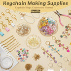 Namifin 384 Pcs Keychain Making Kit - Image 4
