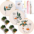 Peotclola Punch Needle Kit for Adults, 3 Sets Punch Needle Kits Beginner DIY by Peotclola