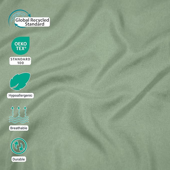 ZPECC Bulk Flat Sheets Only Queen Size 6 Pack, Easy Sort Top Bed Sheet by - Image 4