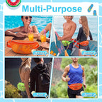 Hsei 2 Pcs Mesh Shell Bags for Beach Shelling Seashell Collecting Fanny Pack - Image 4