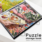 Puzzle Storage Folder Keeper Case, Portable Puzzles Organizer Accessory - Image 4