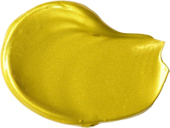 Liquitex BASICS Acrylic Paint, 118ml Tube, Metallic Yellow Gold - Image 3