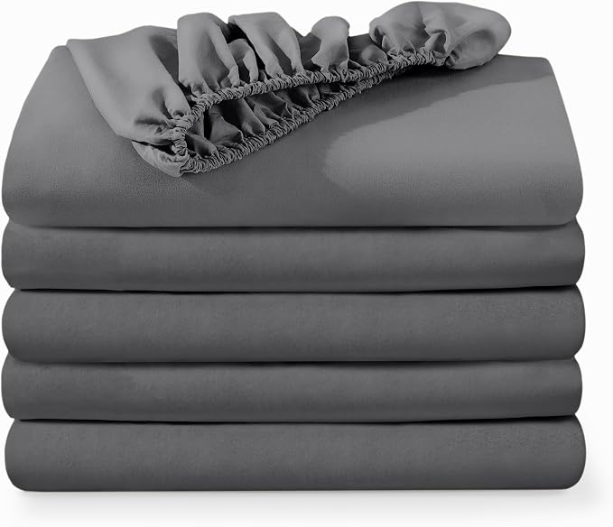 Bare Home 6-Pack Fitted Bottom Sheets by BareHome