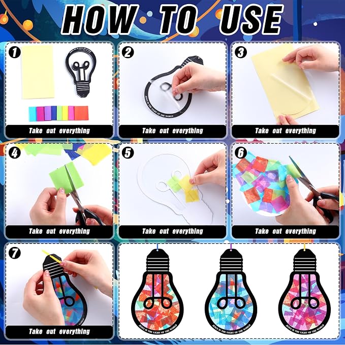 Eersida 32 Sets Illumination Crafts Bulk 2026 Vbs, Jesus is The Light of The - Image 6