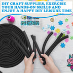 Frienda 1 Inch x 40 Ft Black Foam Noodles - Image 5