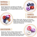 Natural Stone Heishi Beads for Necklace Making, 4mm x 2mm Small Flat Round - Image 3