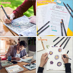 Vanstek 72 Colors Journal Planner Colored Pens, Fineliner Pens - Image 5