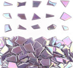 Youway Style Iridescent Purple Glass Mosaic Tiles by YouwayStyle