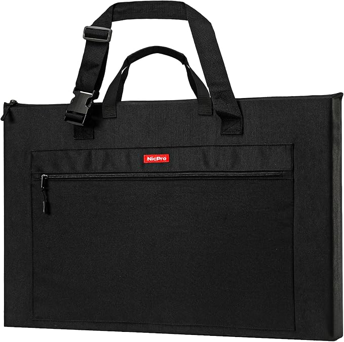 Nicpro Light Weight Art Portfolio Bag, 18x 24 Inches Waterproof Art Portfolio by Nicpro