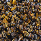 260pcs Natural Tiger Eye Crystal Beads Chips 5mm to 8mm Irregular Gemstone Beads - Image 3