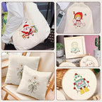 10 PCS Punch Needle Fabric | Pre-Cut Natural Cotton Tufting Cloth Monks Cloth - Image 7