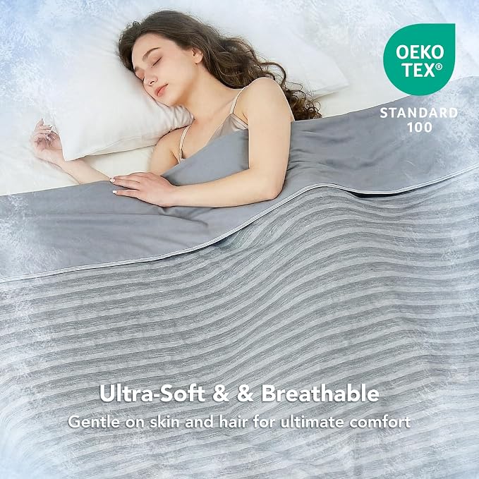 GOHERO Cooling Blanket Queen Size- 90"x90" Summer Cooling Throw Blanket - Image 2