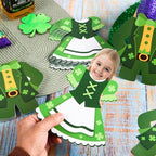 FOBSME 100 Pcs St. Patrick's Day Leprechaun Cutouts 5.91 Inch St. Patrick's Day - Image 4