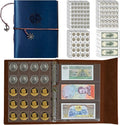 Coin Collection Book Holder for Collectors, 428 Pockets Coin Collection by Thankyouformakingourdesignsyourstory