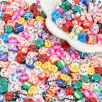 100pcs Animal Polymer Clay Spacer Beads - Image 2