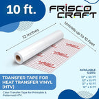 Frisco Craft Clear Transfer Tape Vinyl Roll - Image 2