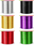 Mandala Crafts 22 GA Silver Black Red Assorted Anodized Aluminum Craft Wire | - Image 2