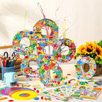 Hollowfly 48 Sets Back to School Craft Kits DIY Wreath - Image 5