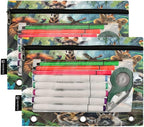 Custom Animals Pencil Pouch for 3 Ring Binder, 2 Pack Personalized Name - Image 2