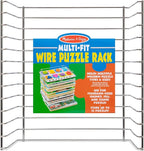Melissa & Doug Multi-Fit Metal Wire Puzzle Rack 12 inches wide and 0.75 inches - Image 6
