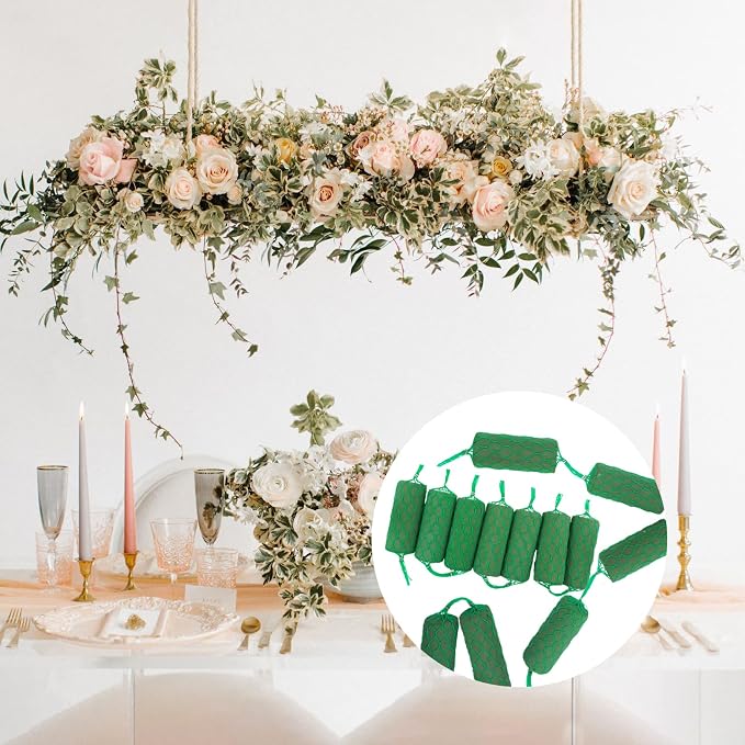 Prashent 9.2FT 14 Piece Floral Wet Foam Garland - Image 6