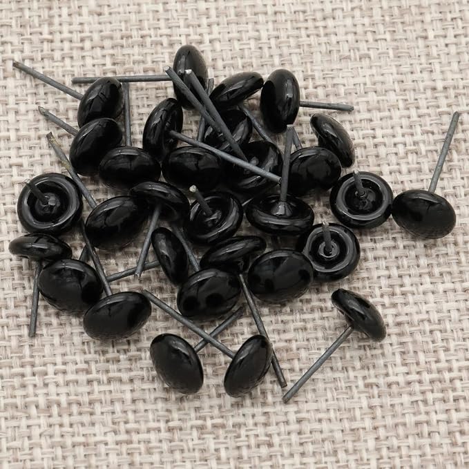 140Pcs Needle Felting Eyes 6-10mm mini Glass Amber - Image 7