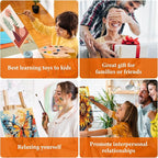 Fountor 4 Pack Framed Paint by Numbers Kit - Image 8