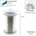 The Beadsmith Wire Elements 22-Gauge Lacquered Tarnish-Resistant Copper Wire - Image 4