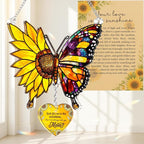 Butterfly Mom Memorial Suncatcher Ornament, Butterfly Gifts - Image 8