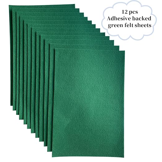 Jtnohx Self Adhesive Felt Sheets, 12 Pieces Felt Fabric - Image 2