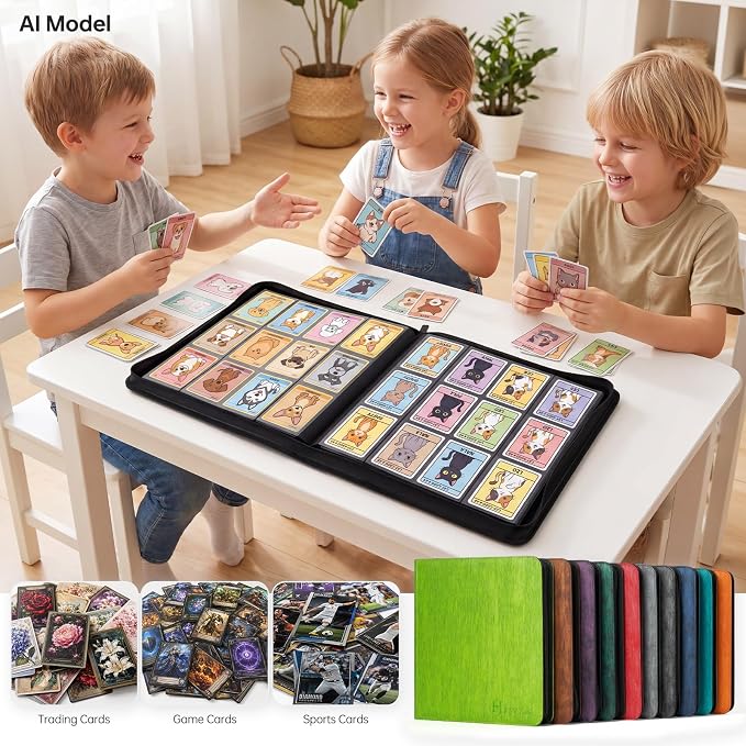 Card Binder 12 Pocket, Premium 720 Double Sided Pocket Collection Binder - Image 8