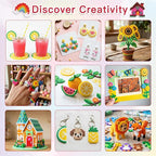 Quefe Fuse Beads Kit 36000 Pcs 72 Colors 2.6mm Mini Beads Craft Kit Including - Image 5