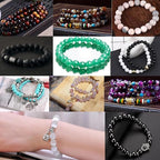 120PCS 6mm Natural Picasso Jasper Beads Healing Power Stones Round Loose - Image 6