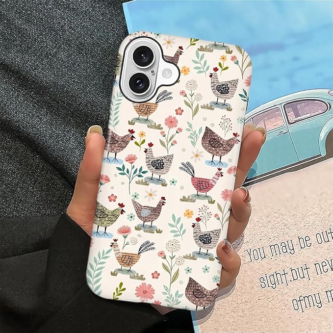 ZHEGAILIAN Case for iPhone 16, Chicken Farmhouse Animal Rooster Durable - Image 6