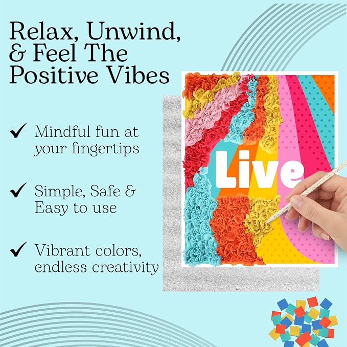 Unwynd Poke Art Positive Vibes | Mess-Free Arts and Crafts - Image 5