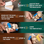 BeaverCraft Wood Carving Kit for Beginners DIY 05 - Image 7
