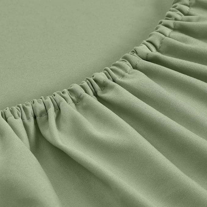 FreshCulture Full Fitted Sheets, Bulk Pack of 6, Deep Pocket, Soft Microfiber - Image 2