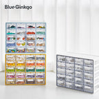 Blue Ginkgo Small 20-Drawer Cabinet – Stackable Clear Organizer - Image 7