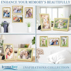 Icona Bay 5x7 Picture Frames, 6 Pack, Contemporary, Inspirations | These Icona - Image 4