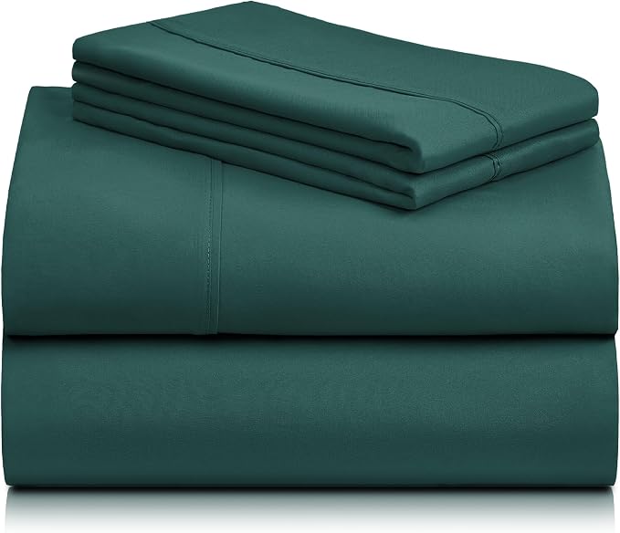 LuxClub 4 PC Full Sheet Set, Breathable Luxury Bed Sheets, Deep Pockets 18" - Image 8