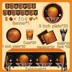 CMUSKO Basketball Party Supplies, Include Basketball Plates and Napkins - Image 6