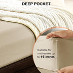 FreshCulture King Fitted Sheet Only 2 Pack - Image 4
