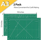 5 Packs Self Healing Cutting Mat Bulk 12"x18" Rotary Cutting Sewing Mats A3 | - Image 2
