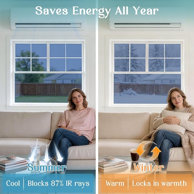 Haton Window Privacy Film One Way Window Tint - Image 9