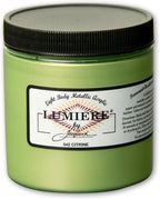 Jacquard Lumiere 8oz Fabric Paint Citrine by Jacquard