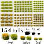 Tufts - Battlefield 154 Pcs, 3 Sizes -Terrain Model Kit - Image 3