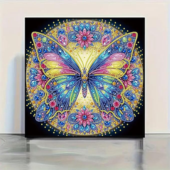 Gemozaic Diamond Art Kits for Adults, Butterfly Special Shape Diamond Painting - Image 6