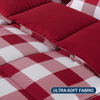 downluxe Lightweight Plaid Comforter Set - Image 4