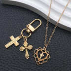WOCRAFT 60pcs KC Gold Cross Bracelet Charms - Image 6